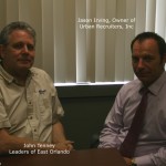 Jason Irving of Urban Recruiters Staffing and John Will Tenney of PEO Pros
